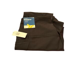 Old navy high rise leggings 7/8 ankle black Sz.L NWT